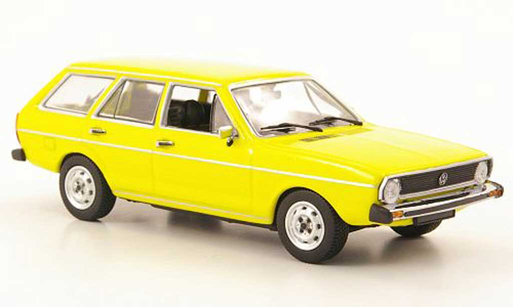 Volkswagen Passat 1/43 Minichamps I Variant (Typ 33) geel 1974 modelauto