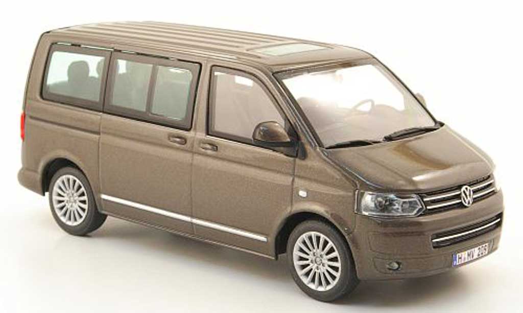 Volkswagen T5 1/43 Minichamps Multivan bruin 2009 modelauto