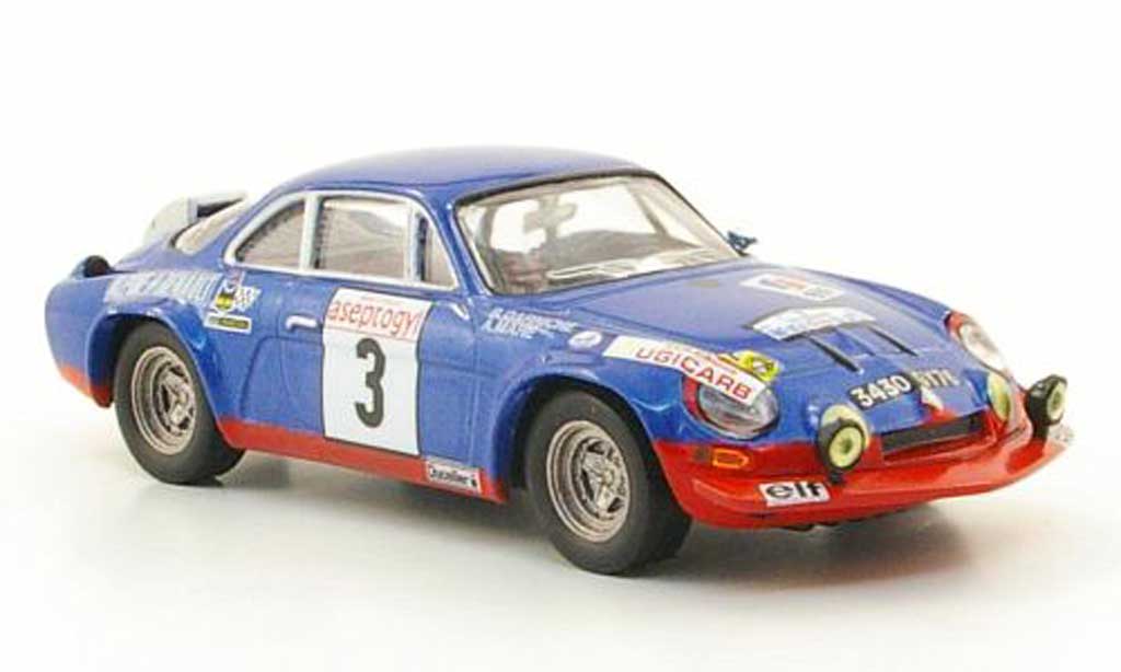 Alpine A110 1/43 Hachette No.3 Rally Neige et Glace 1972 modelauto