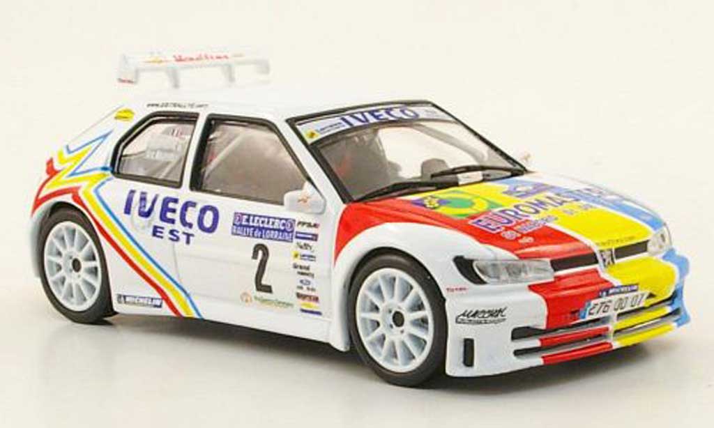 Peugeot 306 Maxi 1/43 Hachette Maxi No.2 Iveco Rally de Lorraine 2007 modelauto
