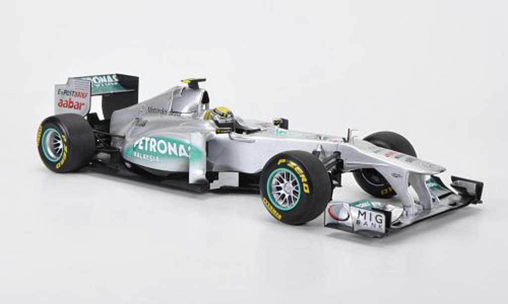 Mercedes F1 1/18 Minichamps GP MGP W02 No.8 Petronas N.Rosberg Saison 2011 modelauto