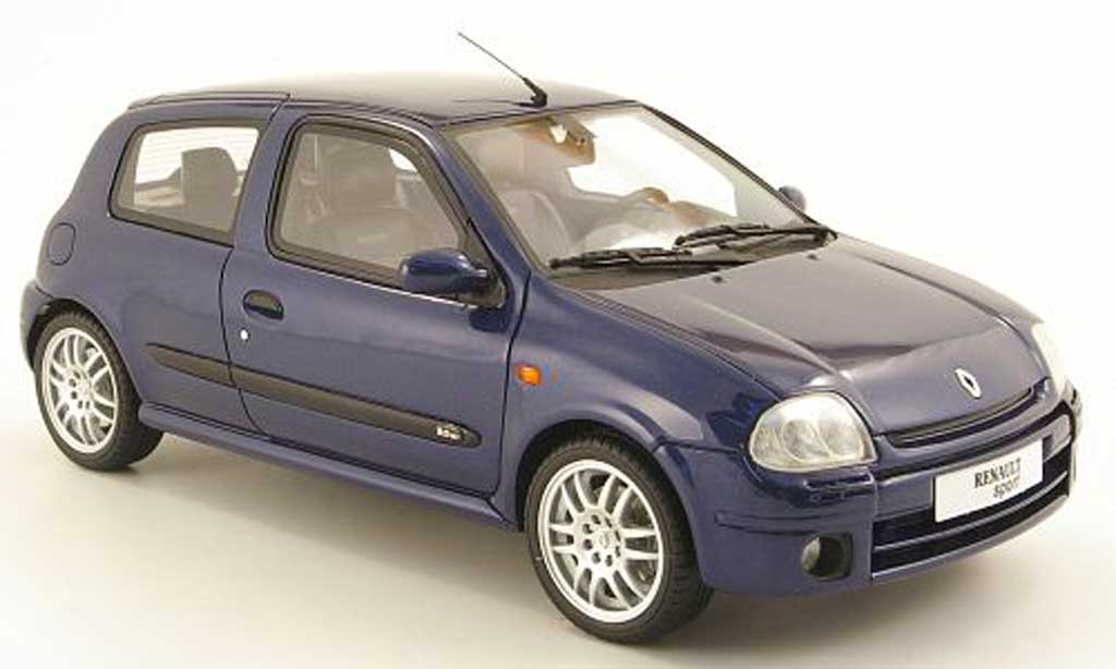 Renault Clio 2 RS 1/18 Ottomobile 2 RS phase 1 blauw modelauto