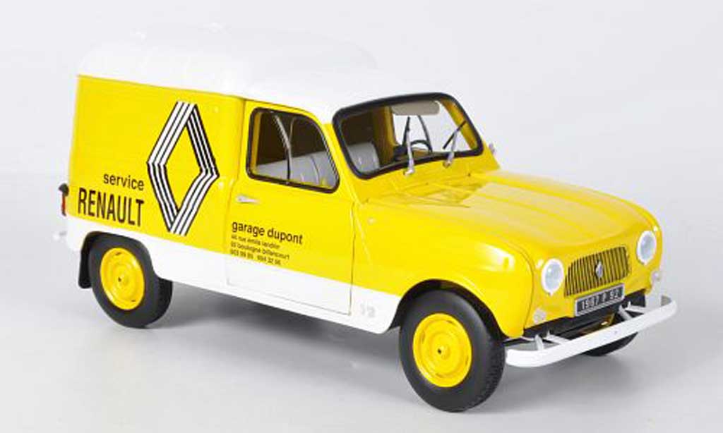 Renault 4 F4 1/18 Norev F Service 1972 modelauto