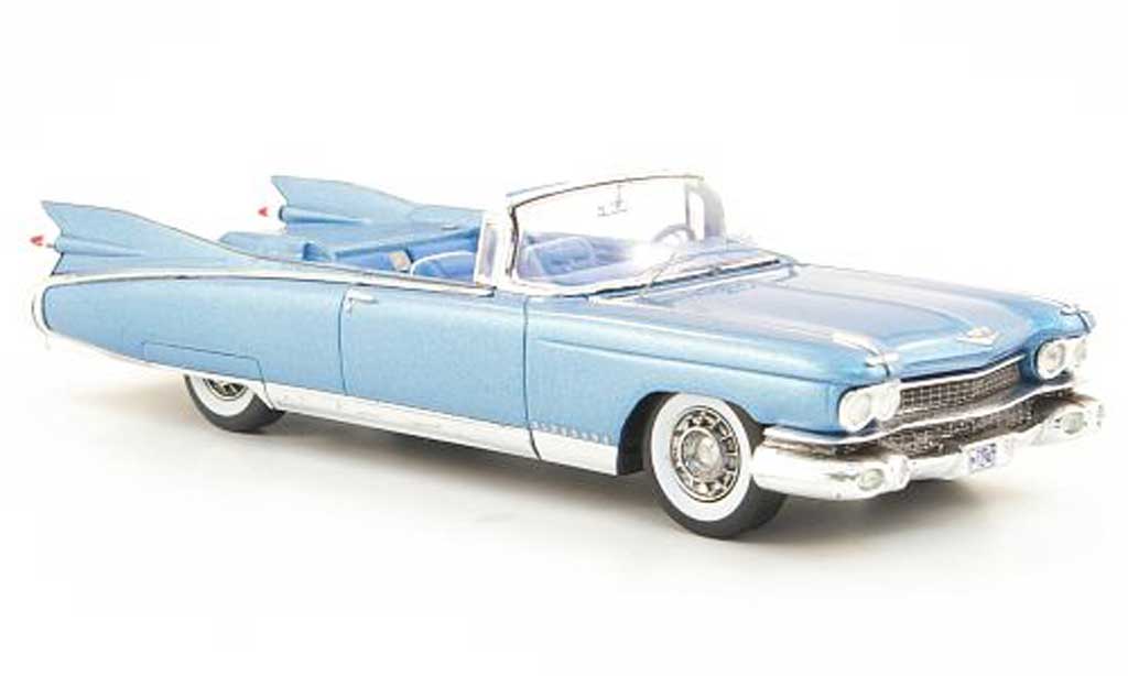 Cadillac Eldorado 1/43 Spark Biarritz blauw Sondermodell MCW L.E. 300 1959 modelauto