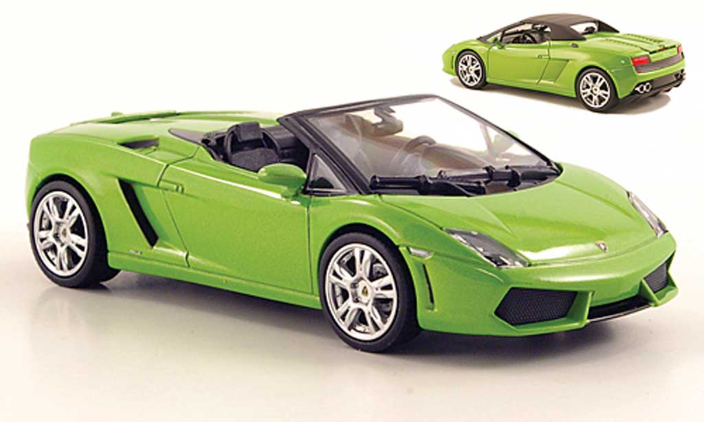 Lamborghini Gallardo LP560-4 LP560-4 1/43 Norev Spyder grun 2009 modelauto