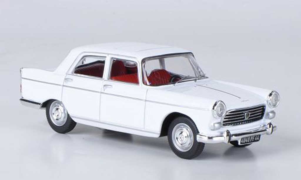 Peugeot 404 Berline 1/43 Norev Sedan wit 1965 modelauto