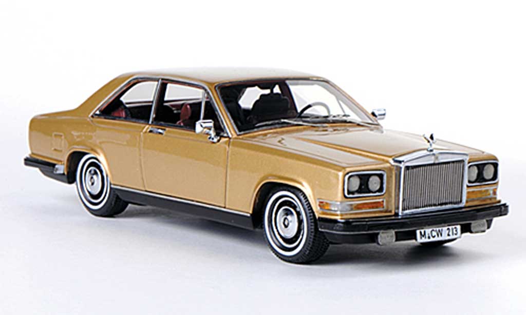 Rolls Royce Camargue 1/43 Neo gold LHD 1975 modelauto