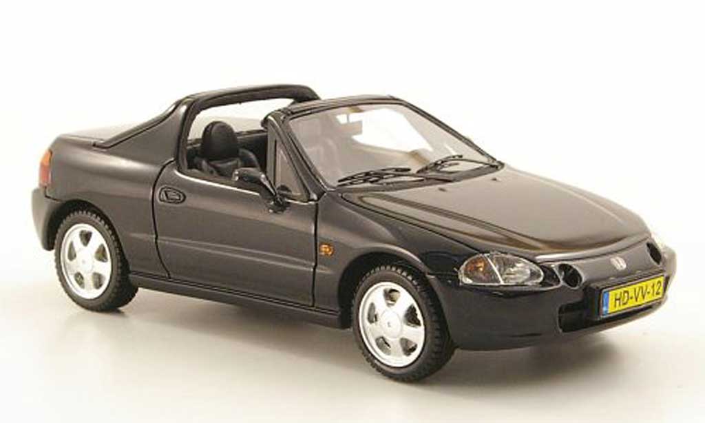 Honda CRX del Sol 1/43 Neo del Sol zwart 1992 modelauto