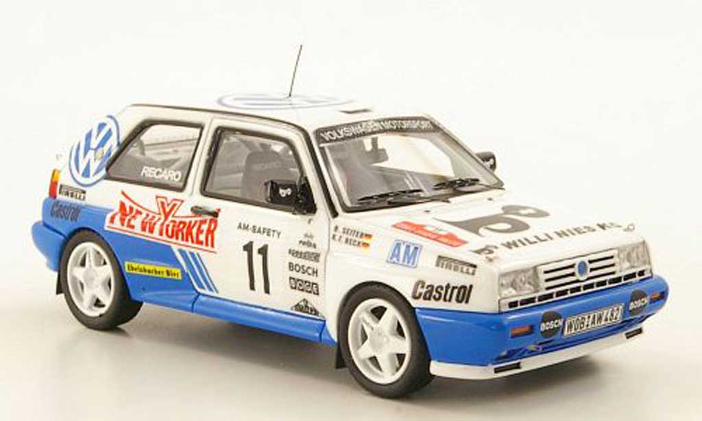 Volkswagen Golf 2 Rallye 1/43 Neo 2 Rallye G60 No.11 New Yorker K.F.Beck / B.Seiter Drei-Stadte-Rallye modelauto