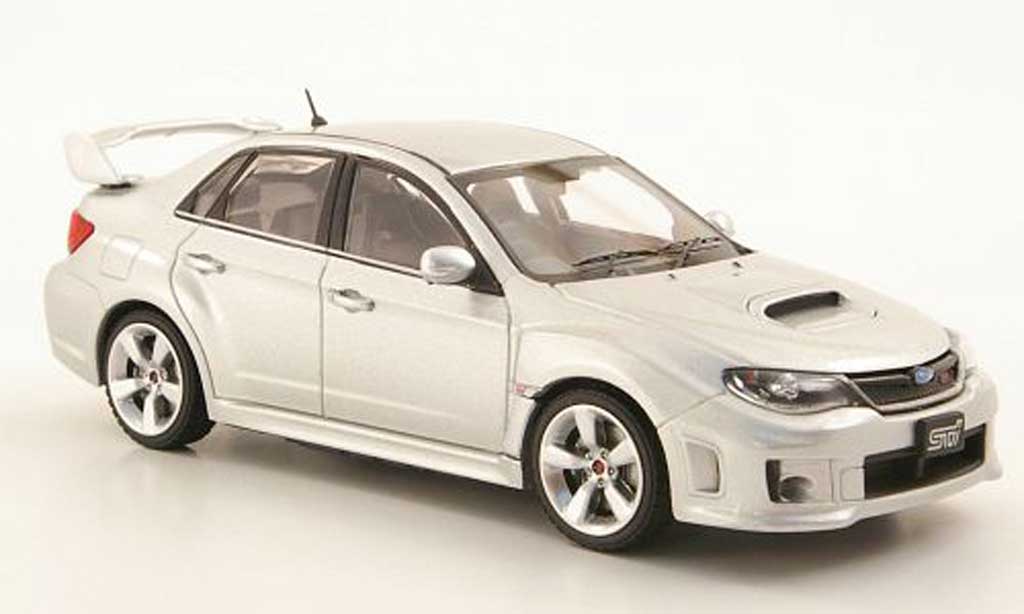 Subaru Impreza WRX 1/43 Ebbro WRX grijs 2010 modelauto
