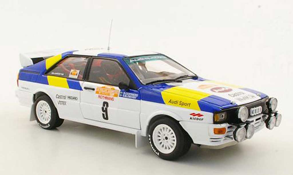 Audi Quattro 1/18 Sun Star No.9 S.Blomqvist / B.Cederberg Rally San Remo 1982 modelauto