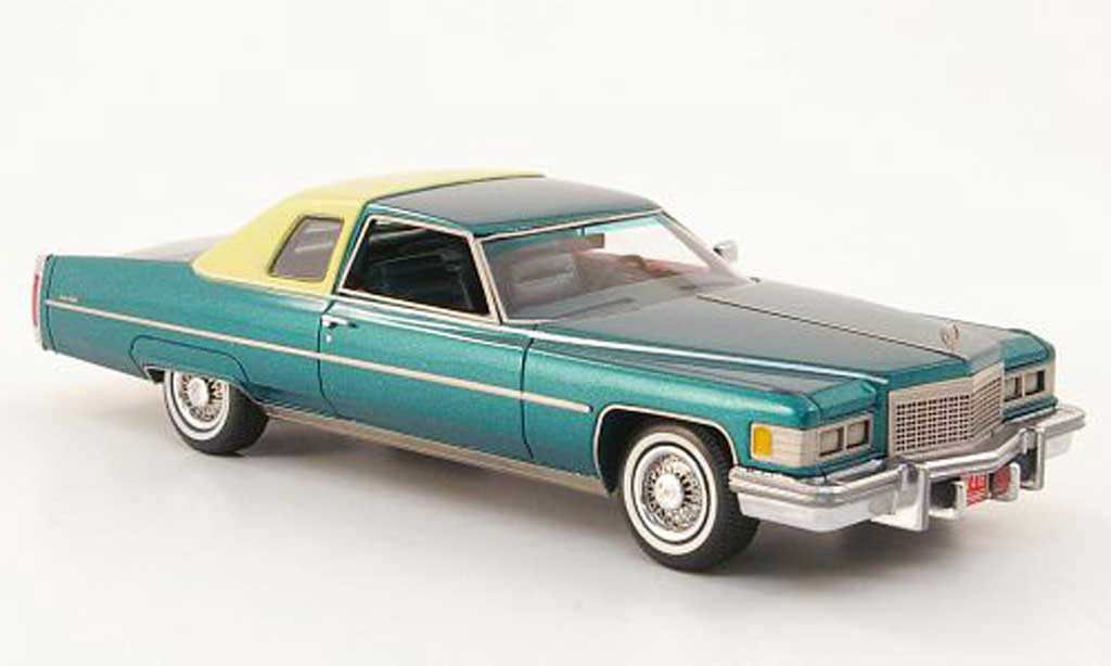 Cadillac Deville 1976 1/43 American Excellence 1976 Coupe grun/beige modelauto