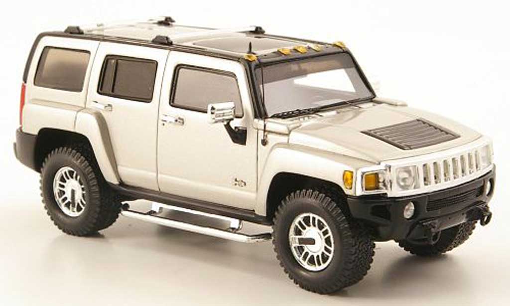 Hummer H3 1/43 Luxury Collectibles grijs 2006 modelauto