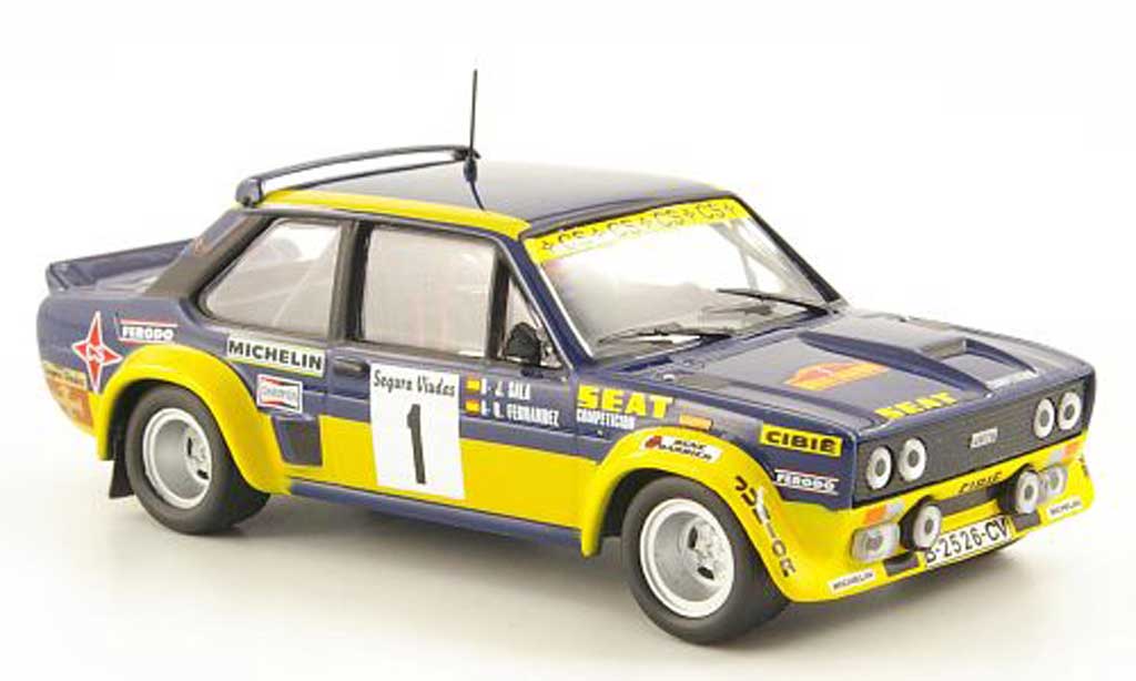 Fiat 131 Abarth 1/43 Hachette Abarth No.1 Seat Rally Catalunya 1979 modelauto