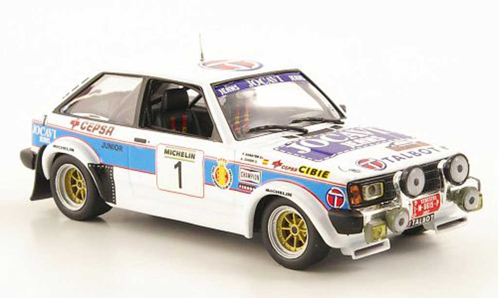 Sunbeam Lotus 1982 1/43 Hachette Talbot Lotus No.1 Jocavi Jeans Rally Principle de Asturias 1982 modelauto