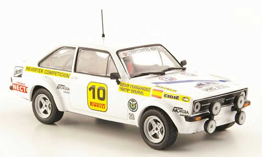 Ford Escort RS 1800 1/43 Hachette RS 1800 No.10 Rally Costa Brava 1977 modelauto