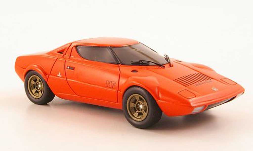 Lancia Stratos HF 1/43 Premium X HF rood oranje Autosalon Turin 1971 modelauto