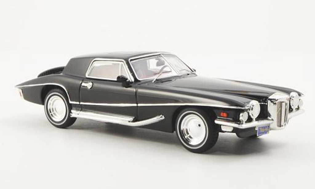 Stutz Blackhawk 1/43 Premium X Coupe zwart 1971 modelauto