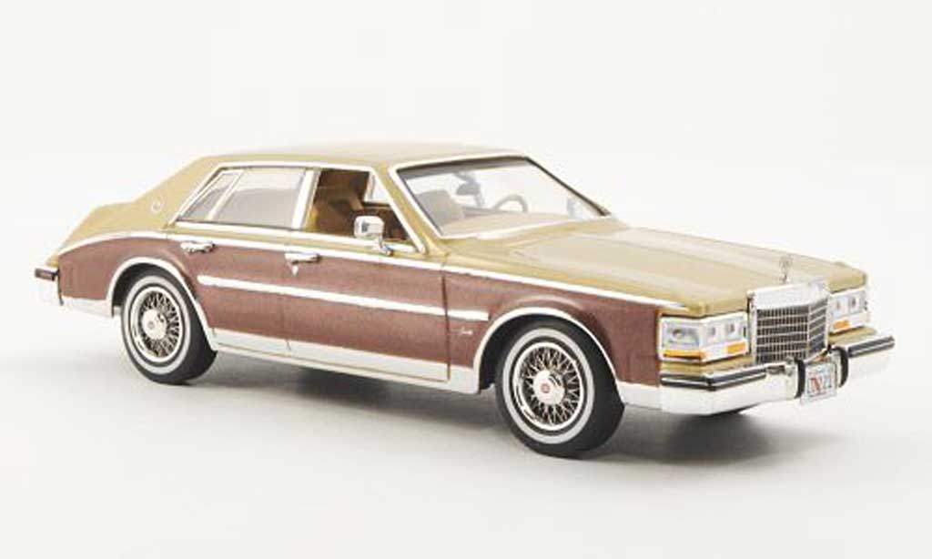 Cadillac Seville 1980 1/43 Premium X 1980 Elegante beige/bruin modelauto