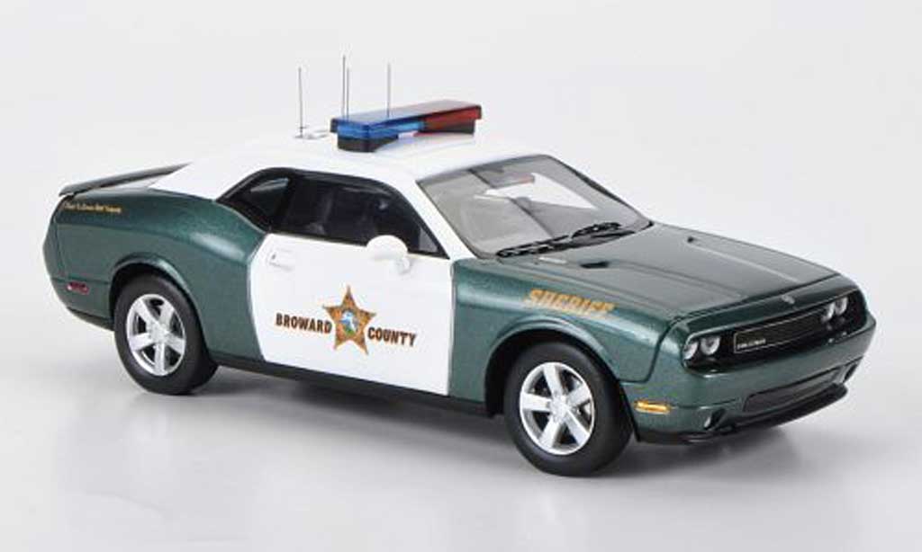 Dodge Challenger 2009 1/43 Premium X 2009 R/T Broward County Sheriff Politie (USA) modelauto