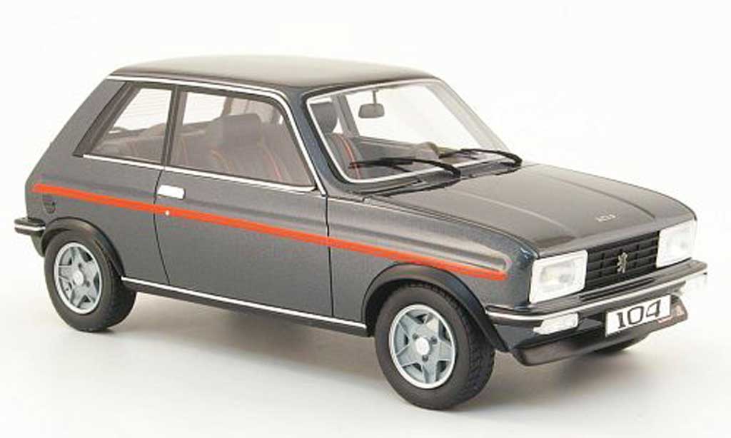 Peugeot 104 1/18 Ottomobile zs2 grijs modelauto