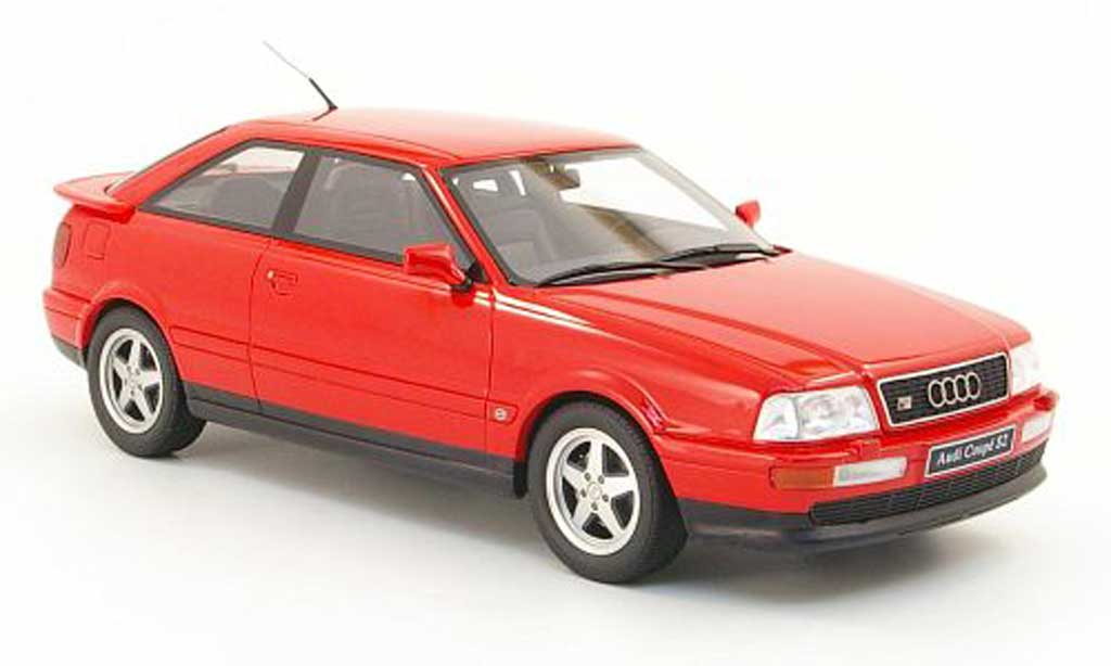 Audi S2 1/18 Ottomobile coupe rood modelauto