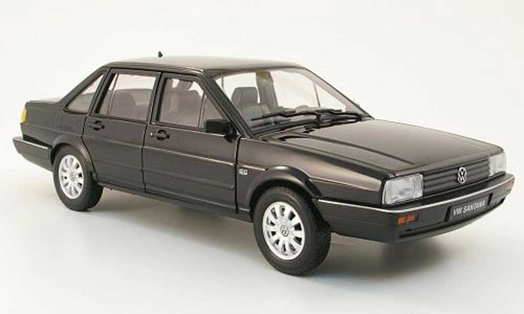 Volkswagen Santana 1/18 Welly zwart 1986 modelauto