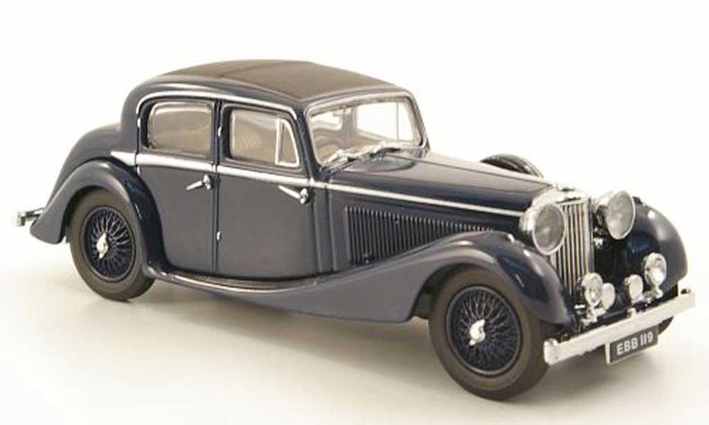 Jaguar SS 1/43 Oxford 2.5 litre blauw modelauto