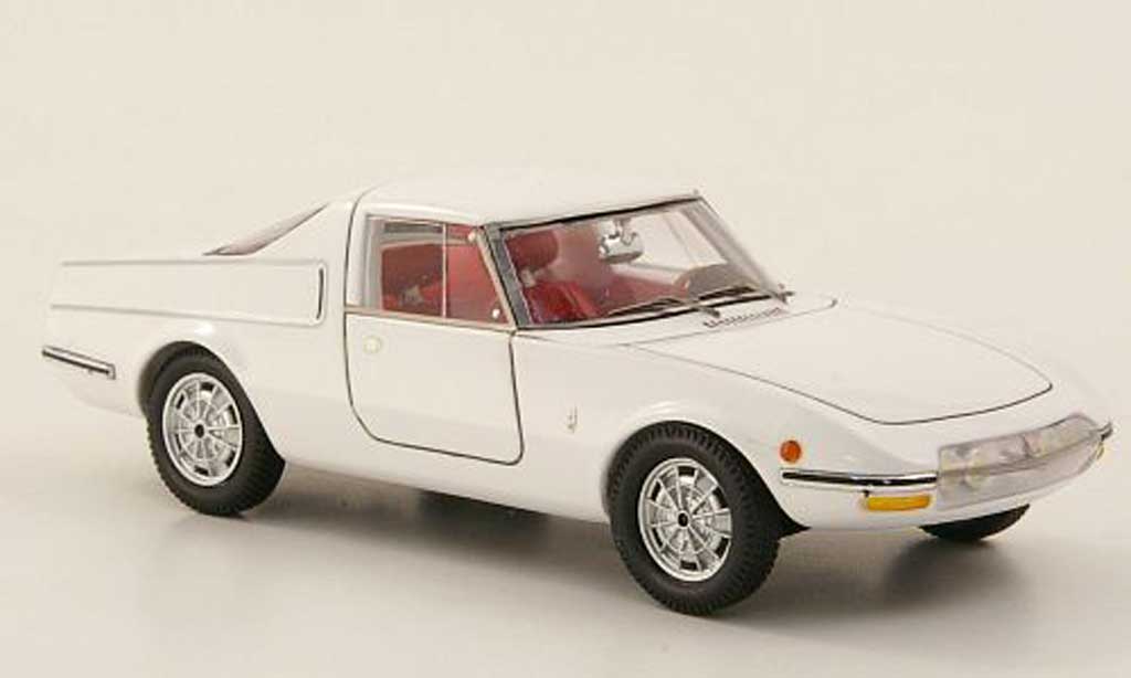 Abarth 1300 OT 1/43 Spark OT Coupe Pininfarina wit modelauto