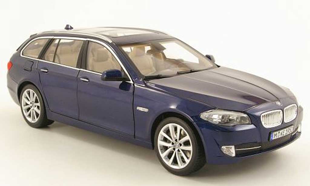 Bmw 550 F11 1/18 Norev F11 touring blauw 2010 modelauto