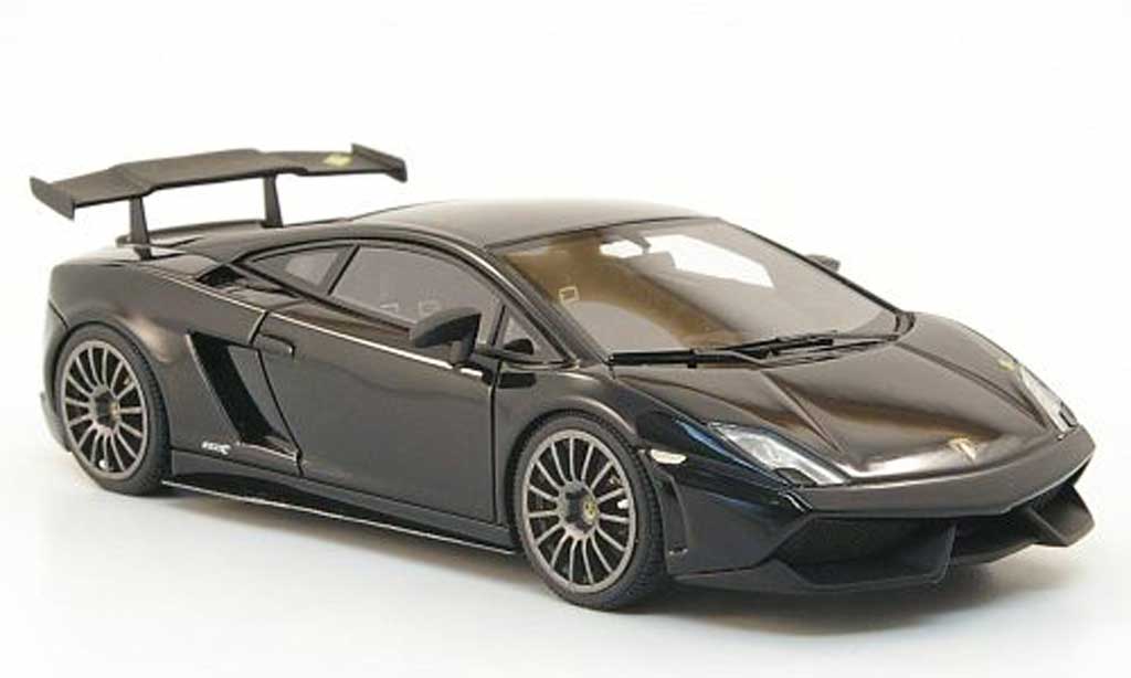 Lamborghini Gallardo LP570-4 1/43 Look Smart LP570-4 Witpain Edition zwart/mattzwart 2010 modelauto