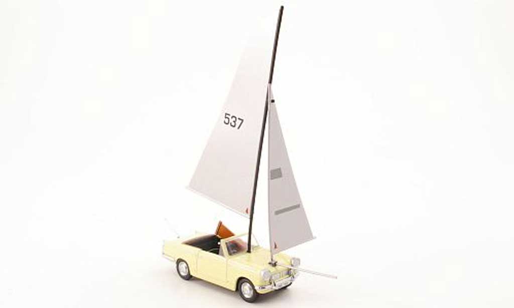 Triumph Herald 1/43 Oxford Cabriolet Segelschiffumbau Top Gear modelauto