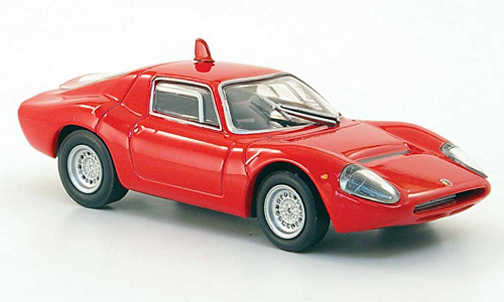 Abarth 1300 OT 1/43 Hachette OT Periscopio rood 1967 modelauto
