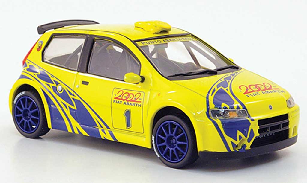 Fiat Punto 1/43 Hachette Abarth Super 1geel 2002 modelauto