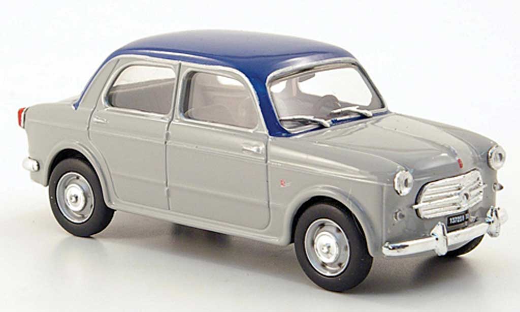 Fiat 1100 1/43 Hachette 103 TV grijsblauw 1953 modelauto