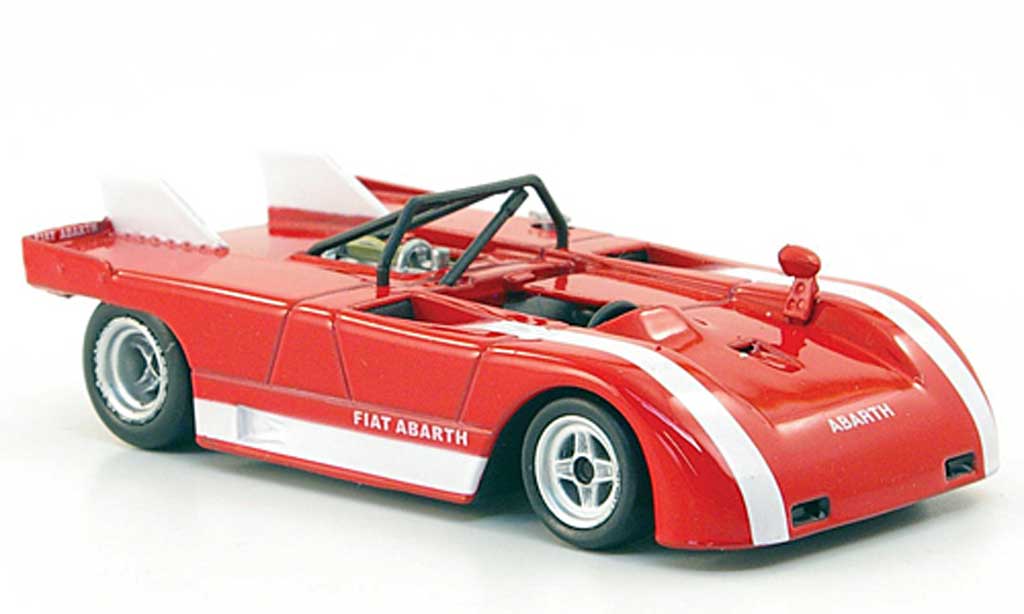 Abarth 2000 Sport Spider 1/43 Hachette Sport Spider (SE021) rood 1971 modelauto