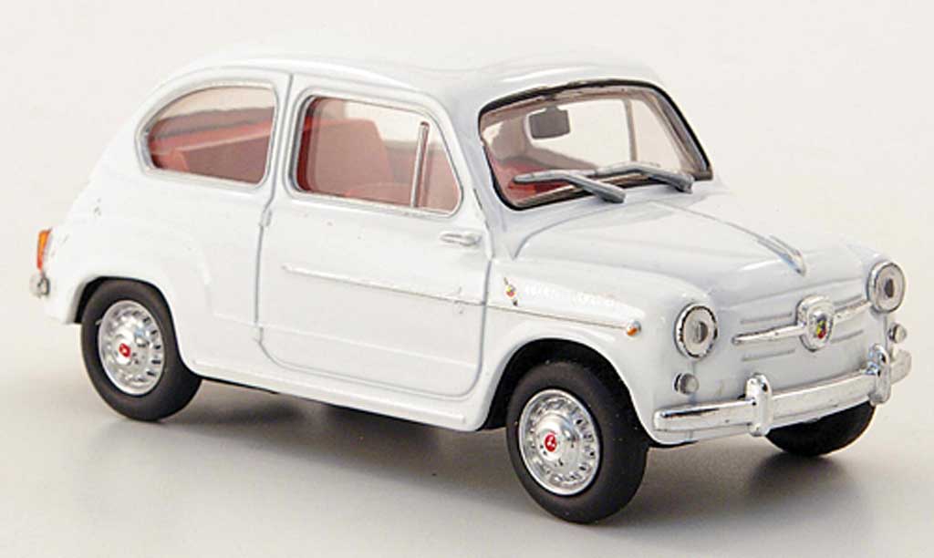 Abarth 1000 Berlina Corsa 1/43 Hachette Berlina Corsa wit 1963 modelauto