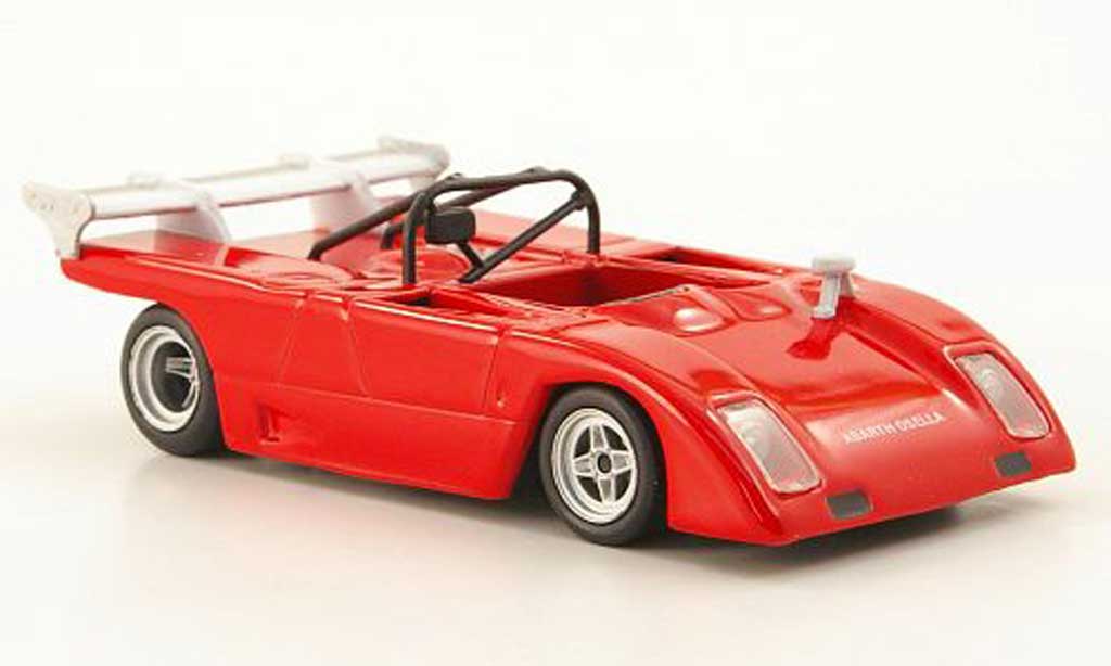 Abarth 2000 Sport Spider 1/43 Hachette Sport Spider Osella rood 1972 modelauto