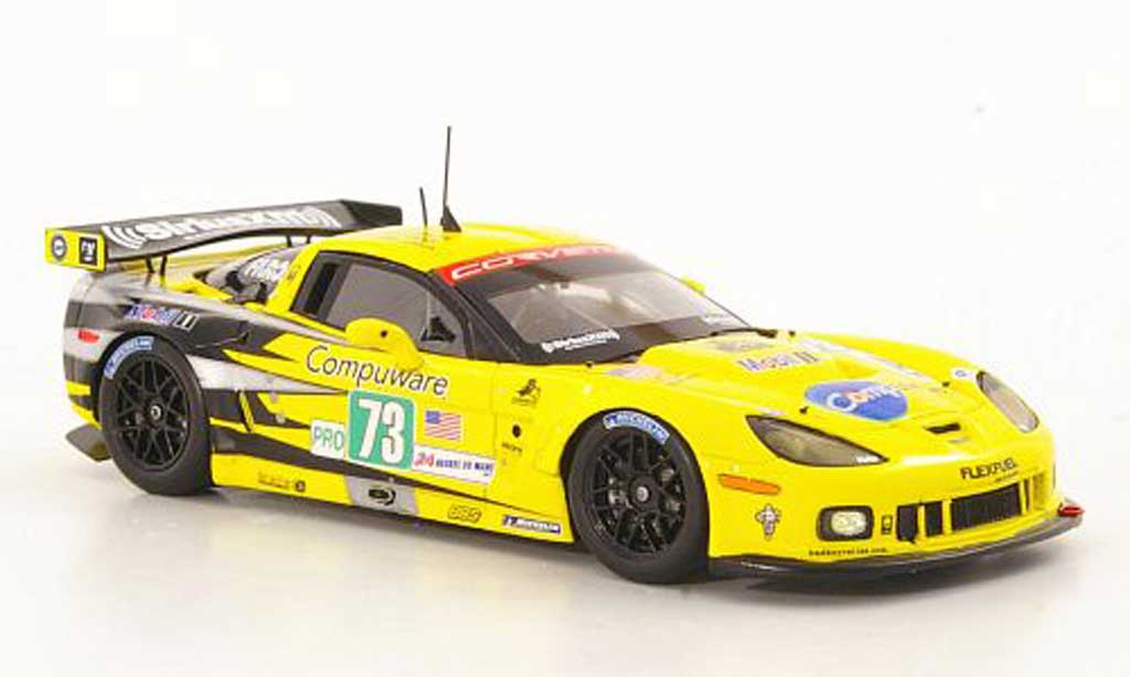 Chevrolet Corvette C6 ZR1 1/43 Spark C6 ZR1 No.73 Racing O.Beretta / T.Milner / A.Garcia 24h Le Mans 2011 modelauto