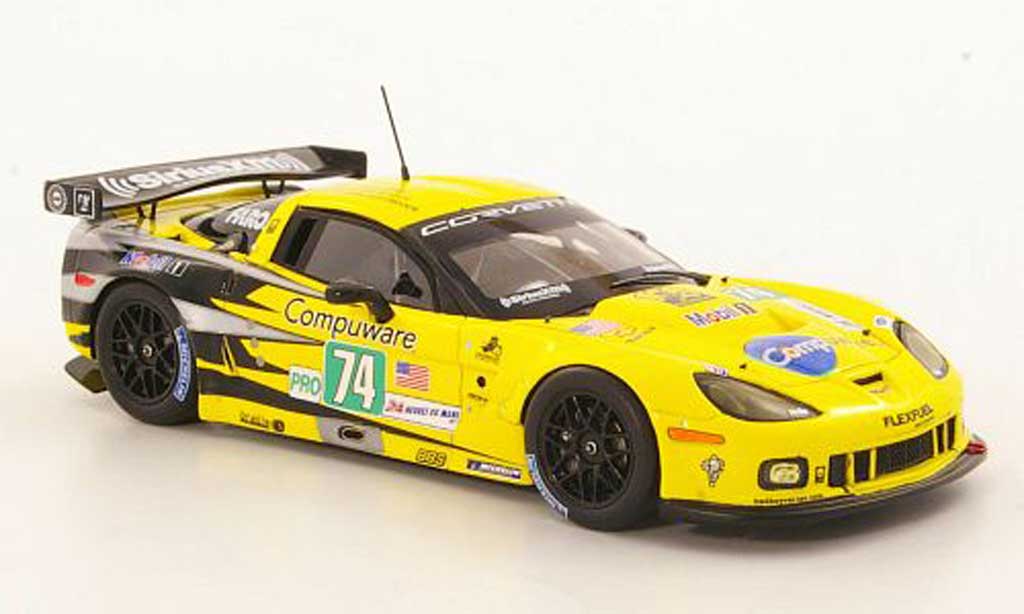 Chevrolet Corvette C6 ZR1 1/43 Spark C6 ZR1 No.74 Racing 24h Le Mans 2011 modelauto