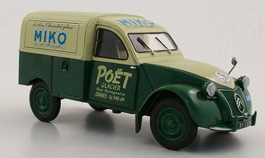 Citroen 2CV 1/18 Sun Star Bestelbusje Miko 1952 modelauto