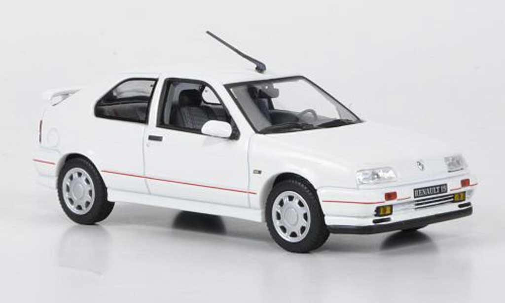Renault 19 16S 1/43 Norev 16S wit 3-portes 90 modelauto