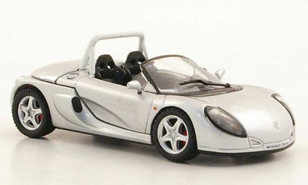 Renault Spider 1/43 Norev grijs 1995 modelauto