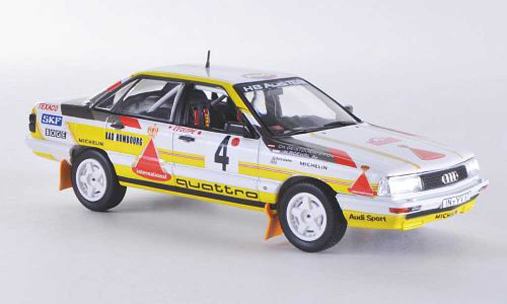 Audi 200 quattro 1/43 Norev No.4 HB Team W.Rohrl / Ch.Geistdorfer Rally Monte Carlo 1987 modelauto