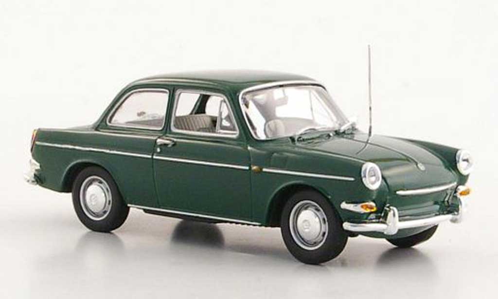 Volkswagen 1600 1/43 Minichamps grun 1966 modelauto