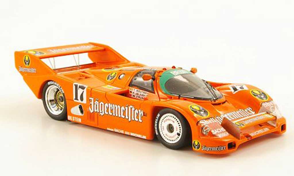 Porsche 962 1986 1/43 Spark 1986 No.17 Jagermeister T.Boutsen/F.Jelinski SPA modelauto