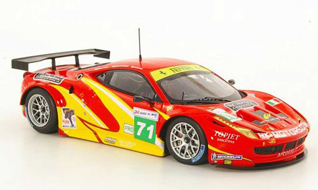 Ferrari 458 Italia GT2 1/43 Fujimi Italia GT2 No.71 Team AF Corse 24h Le Mans 2011 modelauto
