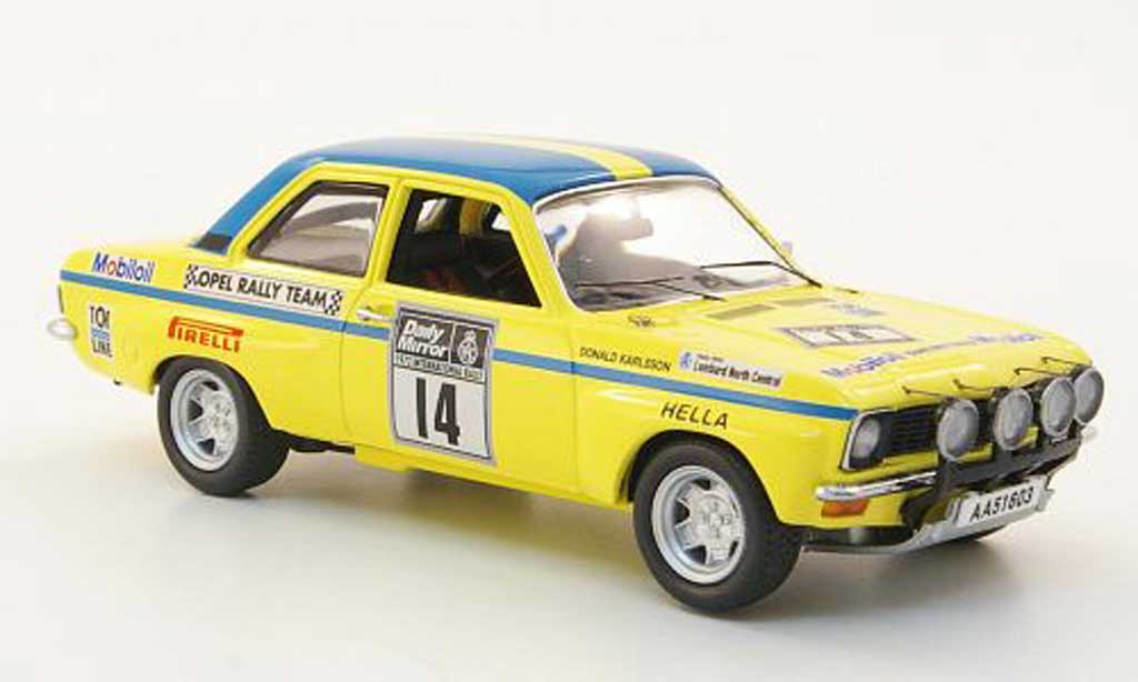 Opel Ascona A 1/43 Schuco A No.14Rally Grossbritannien 1972 modelauto