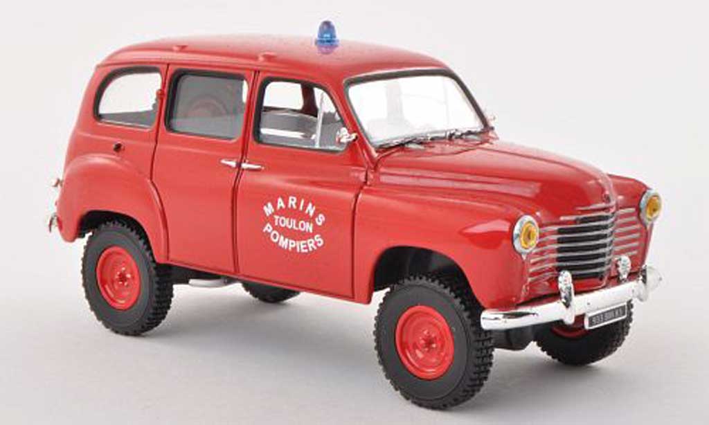 Renault Colorale 1/43 Solido 4x4 Marins Brandweer Toulon brandweer (F) 1953 modelauto