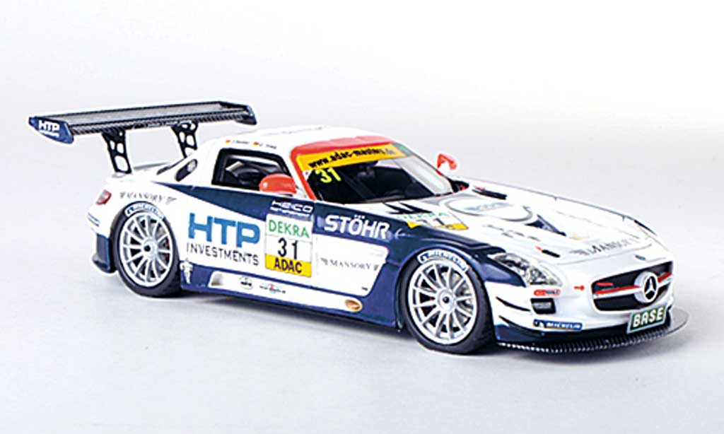 Mercedes SLS 1/43 Schuco AMG GT3 No.31 Heico Motorsport T.Holzer / C.Tilke ADAC GT Masters-Saison 2011 modelauto